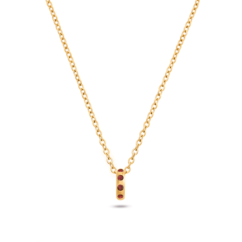 Confetti Charm Necklace (Gold)