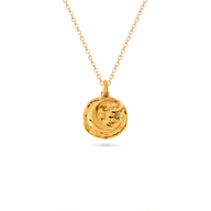 Talisman Celestial Birthstone Necklace (Gold)
