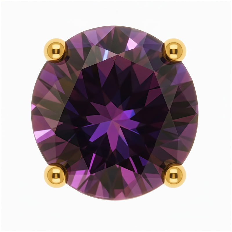 Round Cut Birthstone