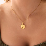 Talisman Celestial Birthstone Necklace (Gold)