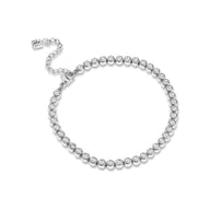 Bezel Set Tennis Bracelet (Silver)
