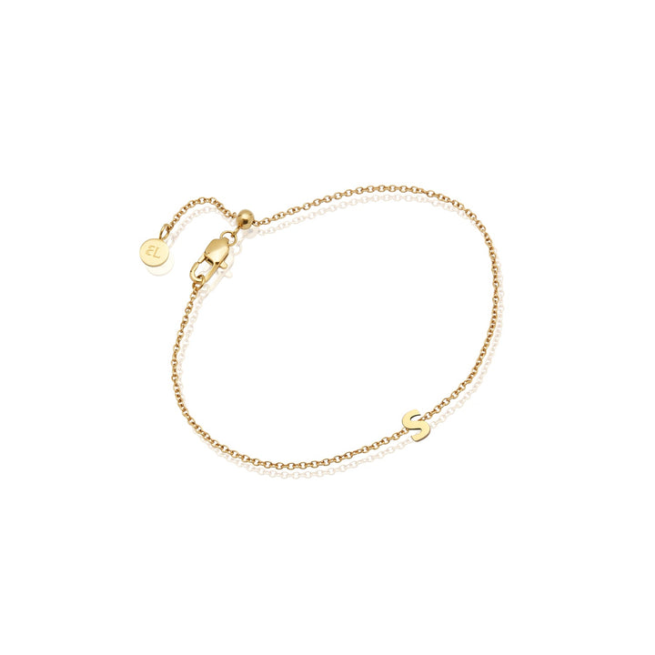 Made Mine Initial Bracelet (Gold)