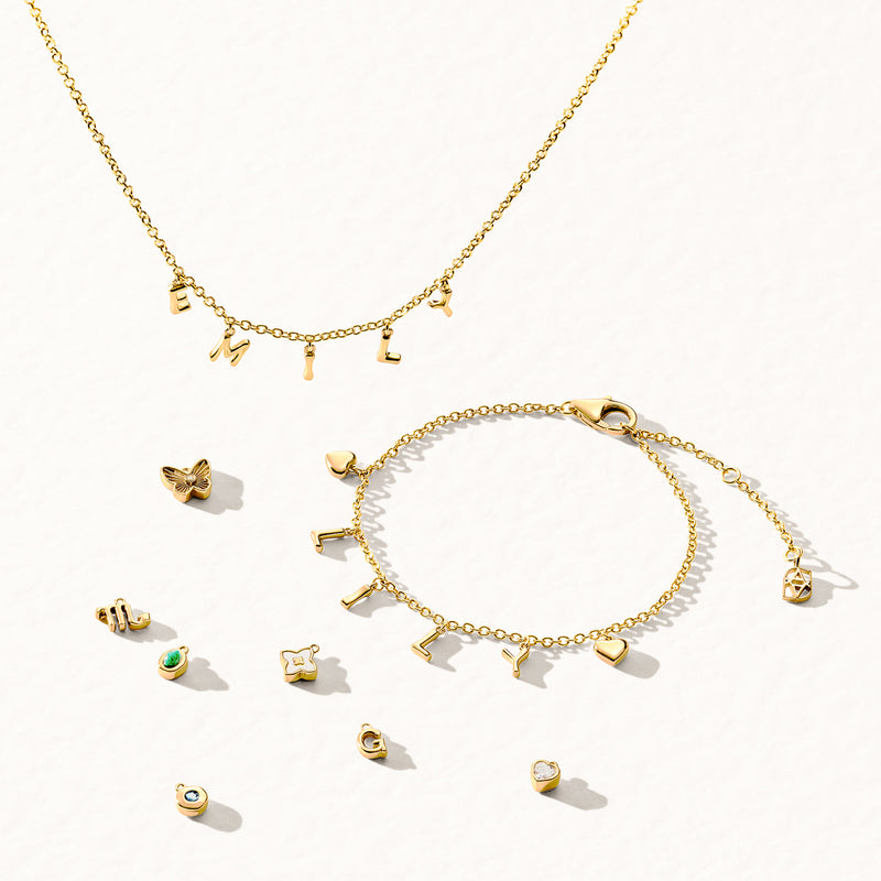 Made Mine Fine Charm Anklet (Gold)