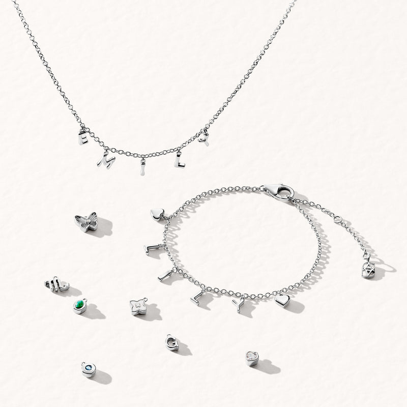 Made Mine Fine Charm Bracelet (Silver)