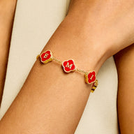 Clover Bracelet (Gold) - Worth £59