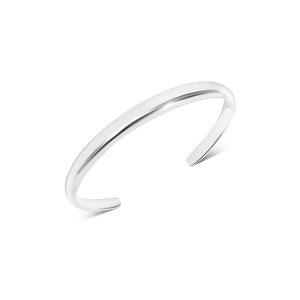 Domed Bangle (Silver)