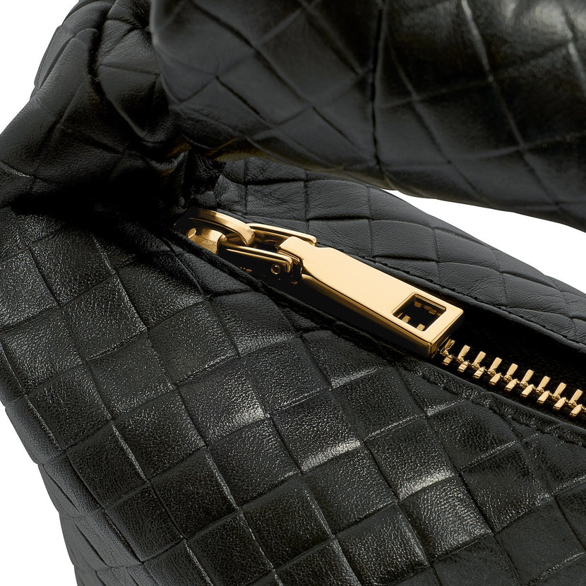 Vienna Mini Leather Bag (Black)