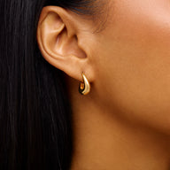 Mini Organic Hoops (Gold)
