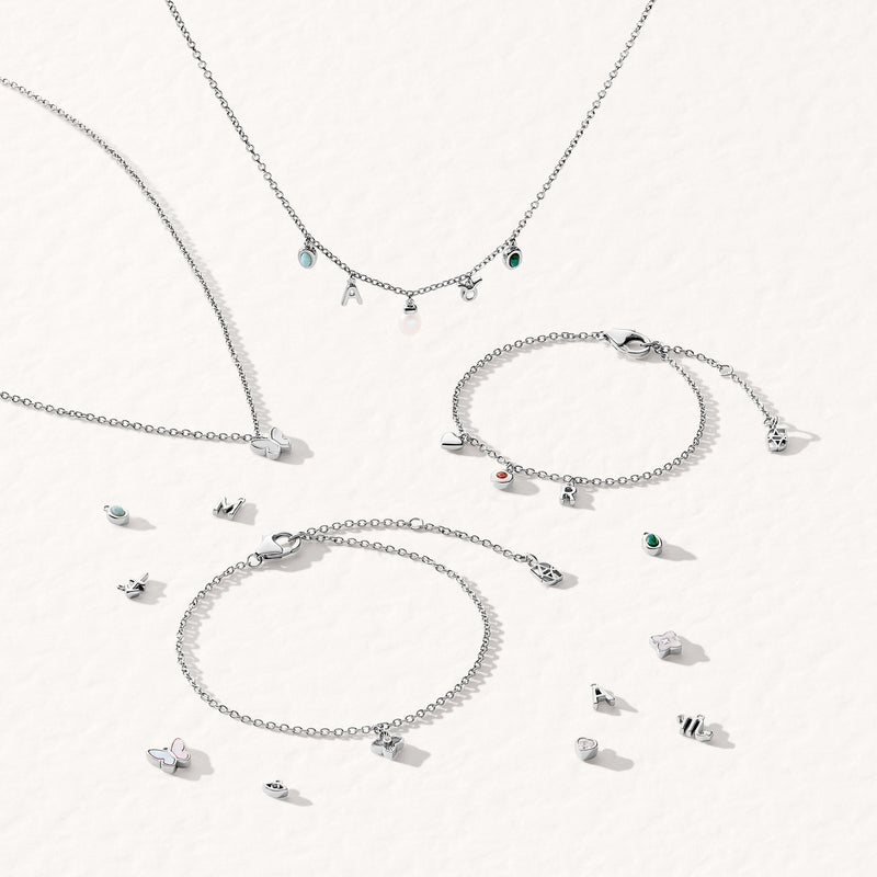 Made Mine Fine Charm Anklet (Silver)