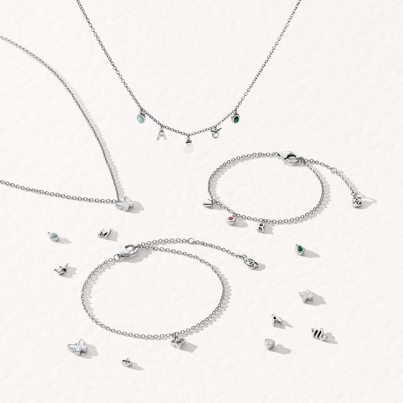 Made Mine Fine Charm Anklet (Silver)