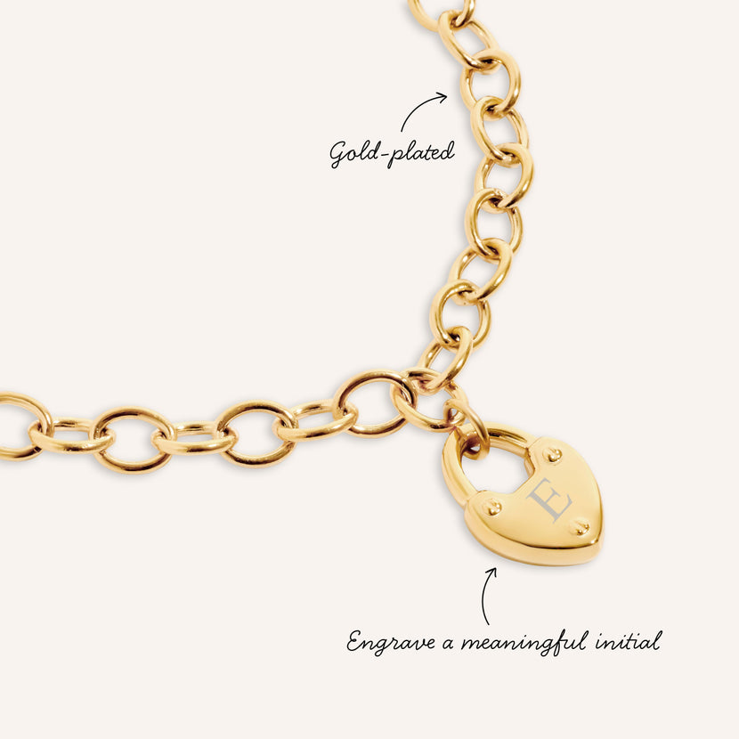 Love Locks Bracelet (Gold)