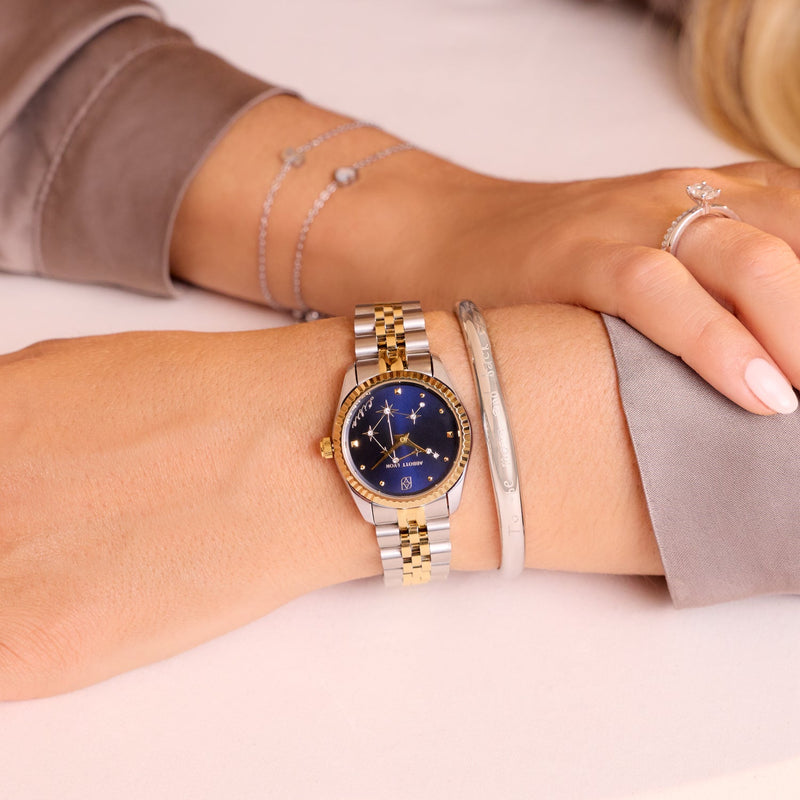 Belgravia 30 Zodiac Watch (Gold/Silver)