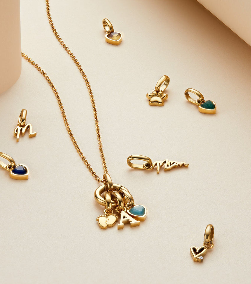 Stacey's Stories Initial Pendant (Gold)
