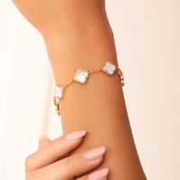Pearl Belgravia & Bracelet Bundle (Gold)