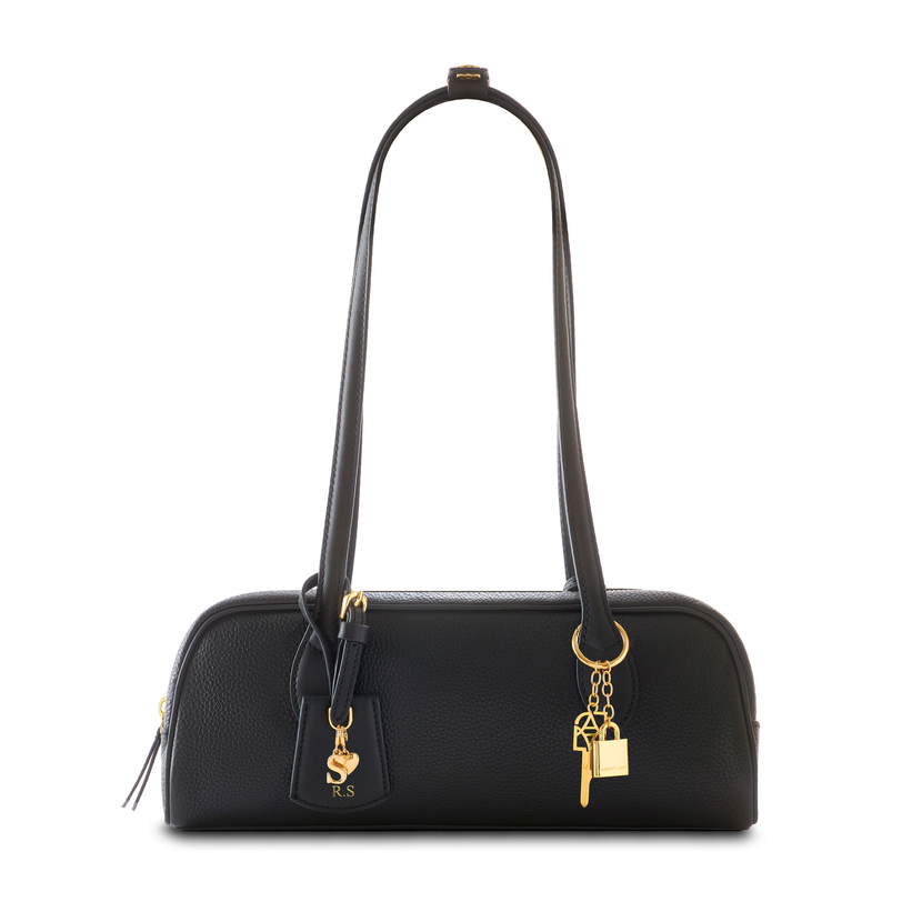 Padlock and Key Bag Charm (Gold)