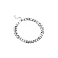 Curb Chain Bracelet (Silver)