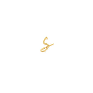Made Mine Script Letter Bracelet (Gold) - Clientbase