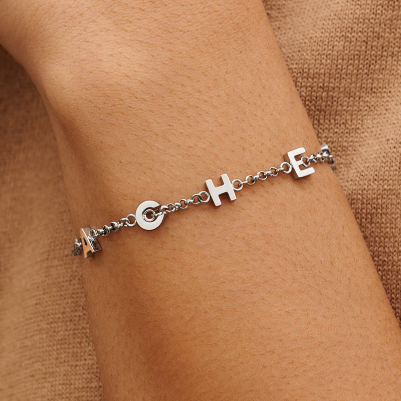 Made Mine Name Bracelet - Silver