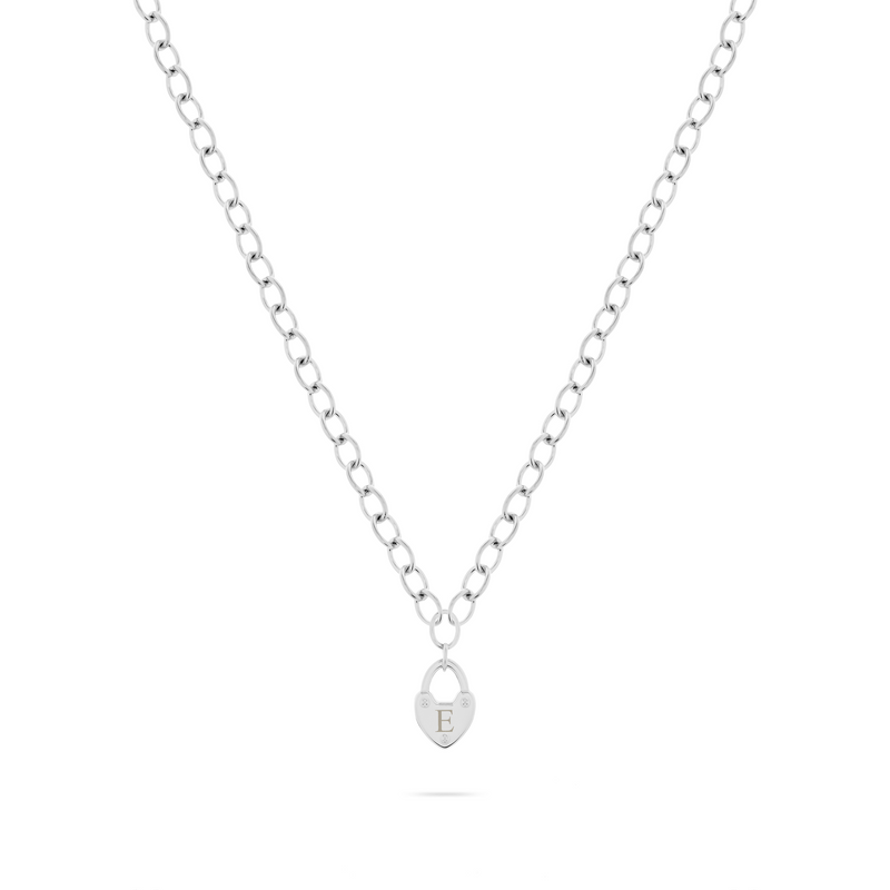 Love Locks Necklace (Silver)