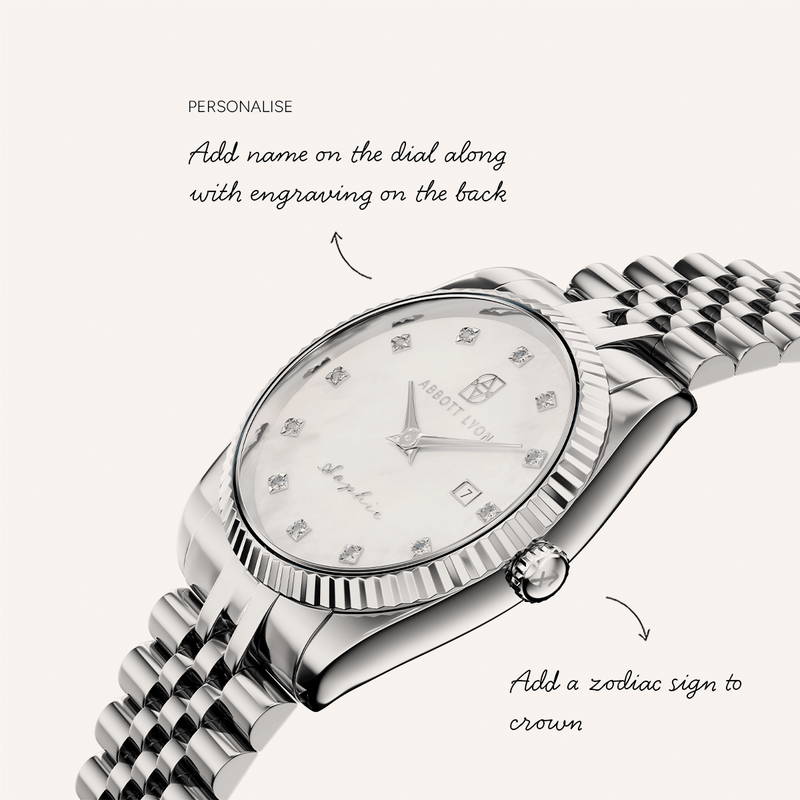 30mm Custom Belgravia Watch (Silver)