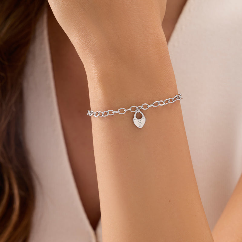 Love Locks Bracelet (Silver)