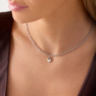 Love Locks Necklace (Silver)