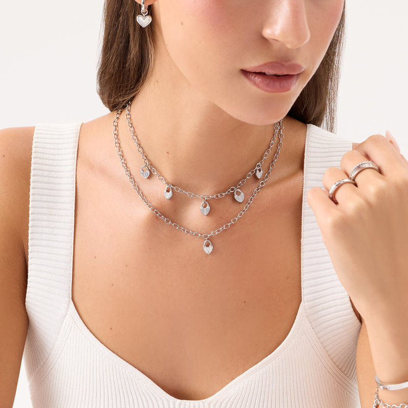Love Locks Necklace (Silver)