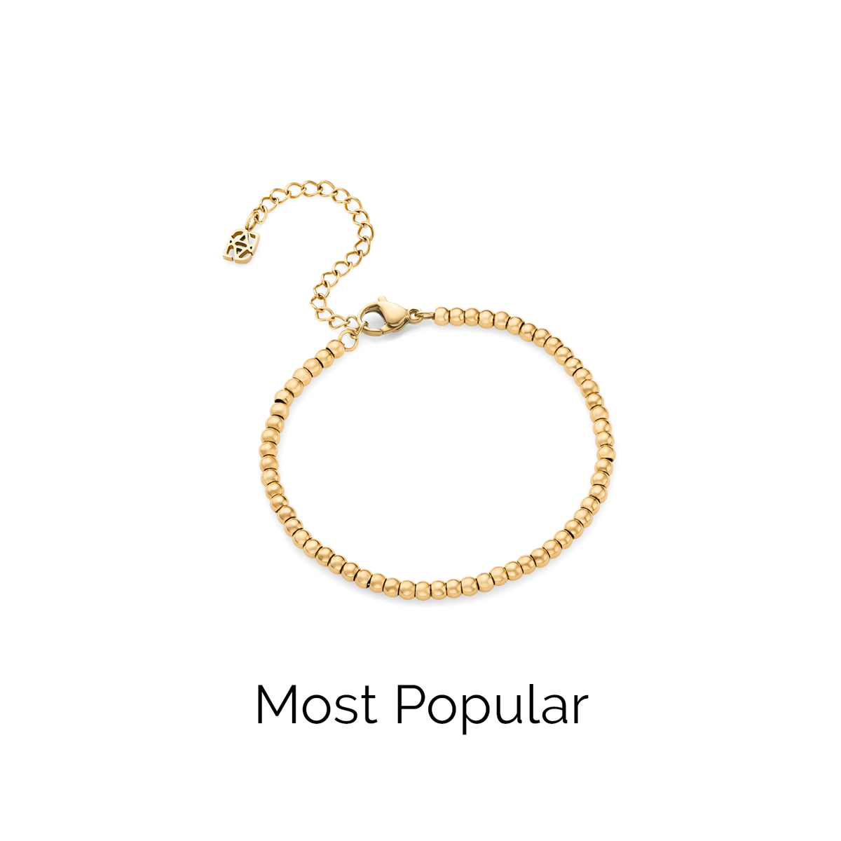 Abbott Lyon Small Beaded Bracelet in Gold