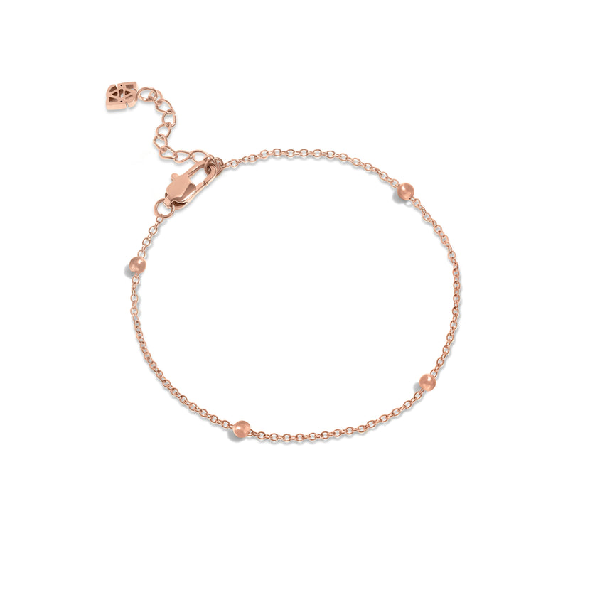 Sphere Chain Bracelet (Rose Gold)
