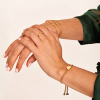 Initial Bracelet Bundle (Gold)