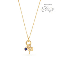 Stacey's Stories Multi Charm Necklace (Gold)
