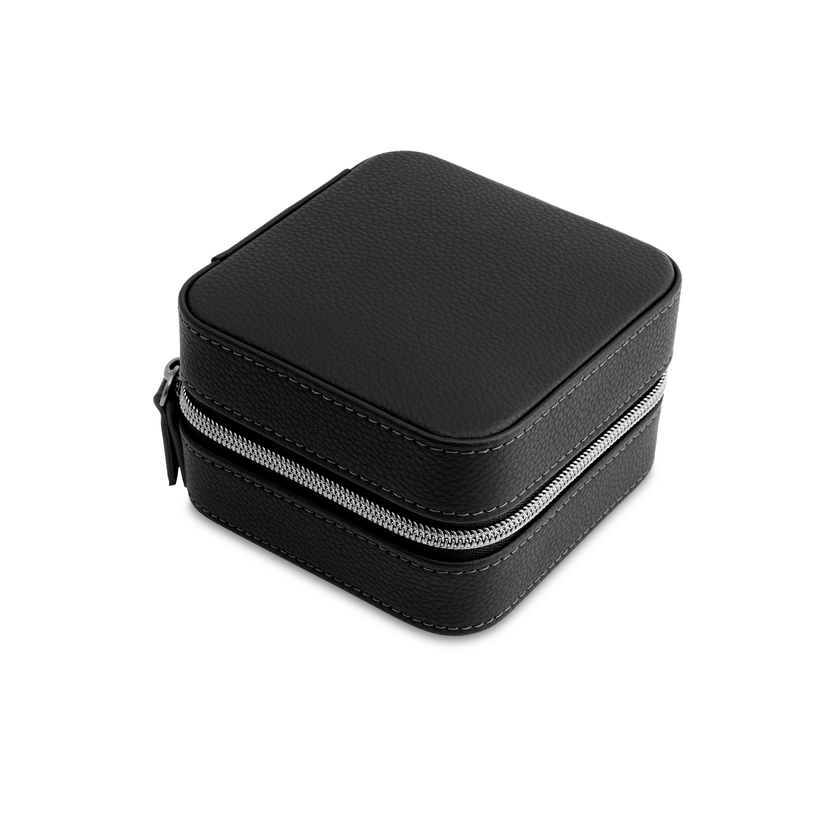 Stackers x Abbott Lyon Leather Watch Box (Black)