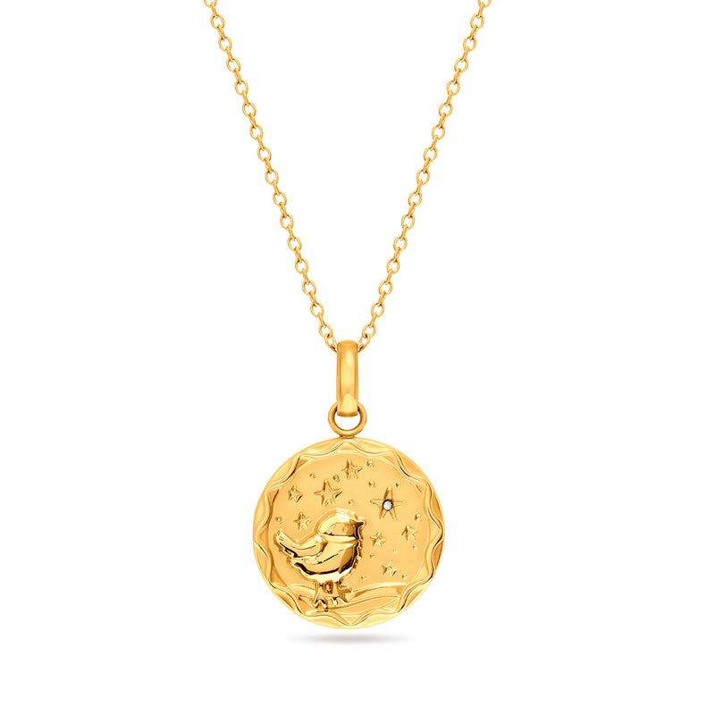 Murphys Sketches x Abbott Lyon Robin Coin Necklace (Gold)