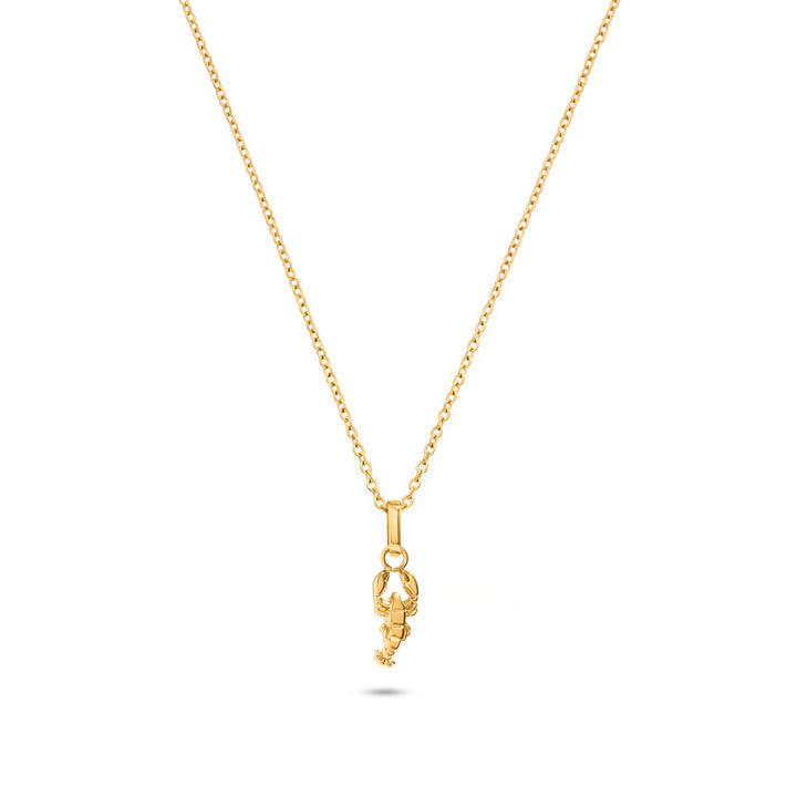 Ocean Charms Lobster Necklace (Gold)
