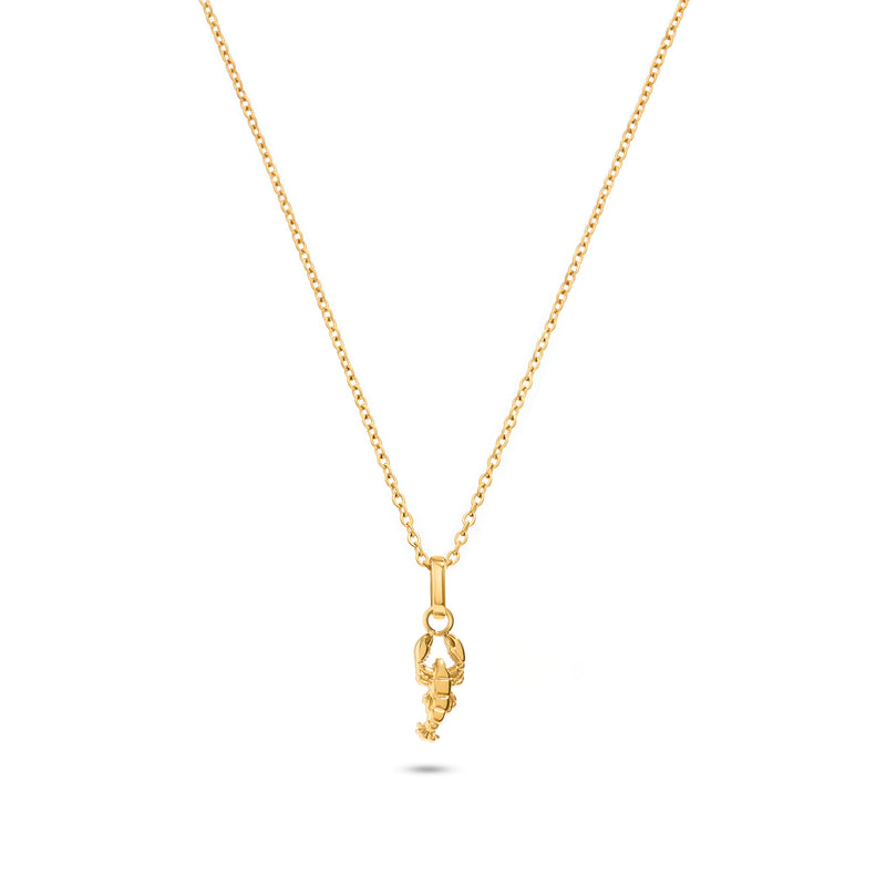 Ocean Charms Lobster Necklace (Gold)