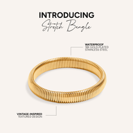 Stretch Bangle (Gold)
