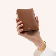 Leather Passport Holder (Tan)