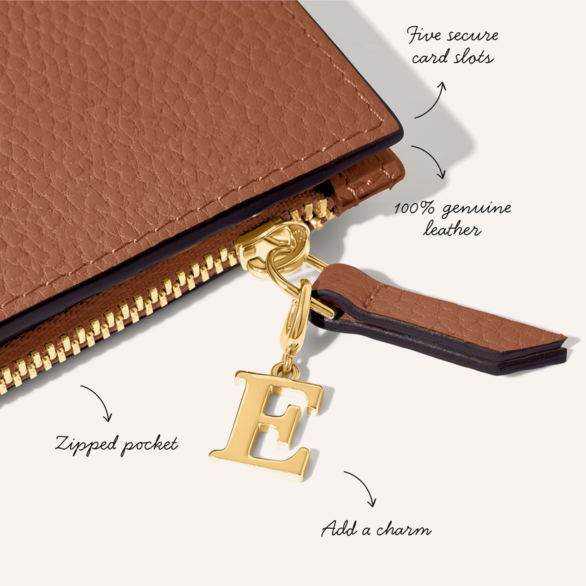 Leather Passport Holder (Tan)