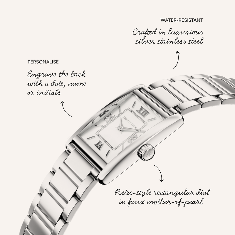 Classic Tank 33 Watch (Silver)