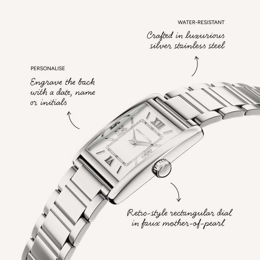 Classic Tank 33 Watch (Silver)