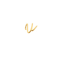 Made Mine Script Letter Bracelet (Gold) - Clientbase
