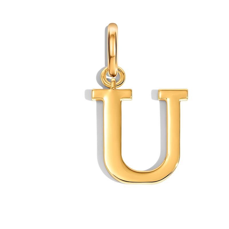 Large Didot Initial Accessories Charm (Gold)