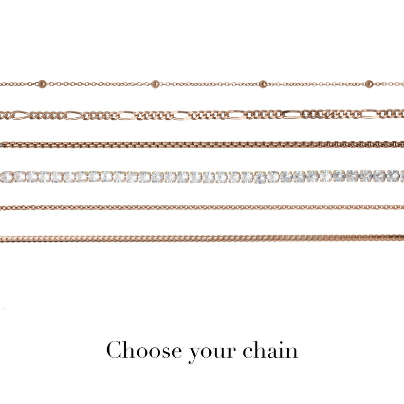 Signature Name Necklace - Rose Gold