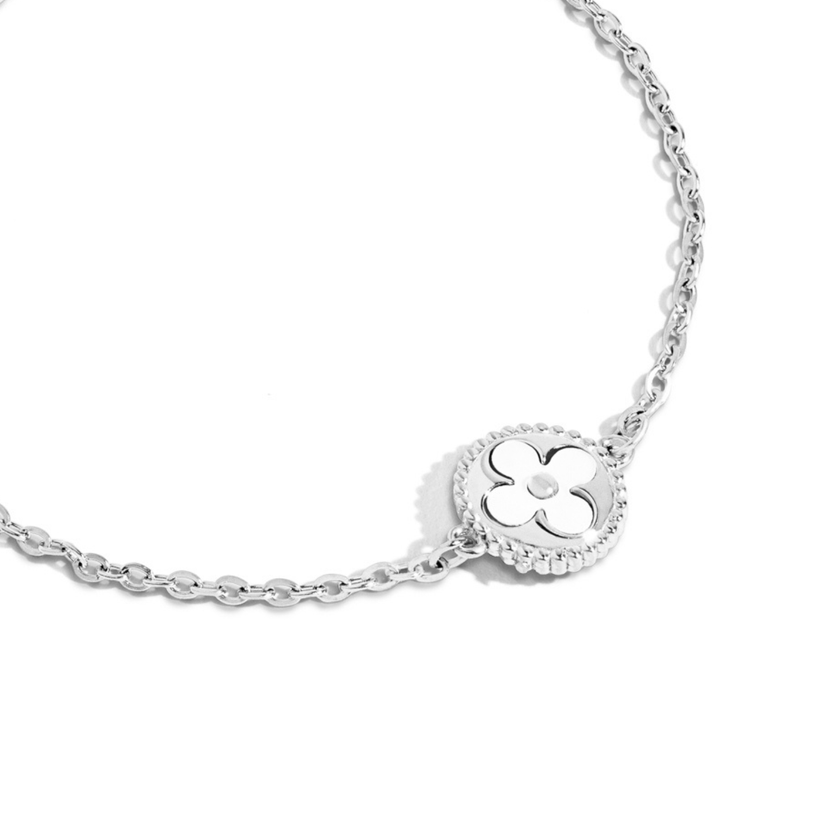 Clover Bracelet (Silver) - Worth £59