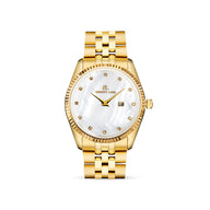 Gold Pearl Link Belgravia 36 Watch