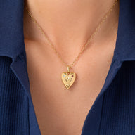 Murphys Sketches x Abbott Lyon Custom Robin Locket (Gold)