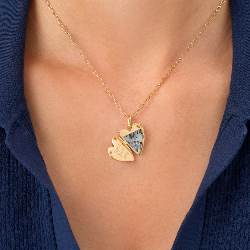 Murphys Sketches x Abbott Lyon Custom Robin Locket (Gold)