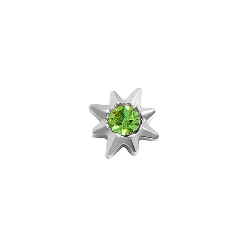 Celestial Skies Floating Star Charm (Silver)