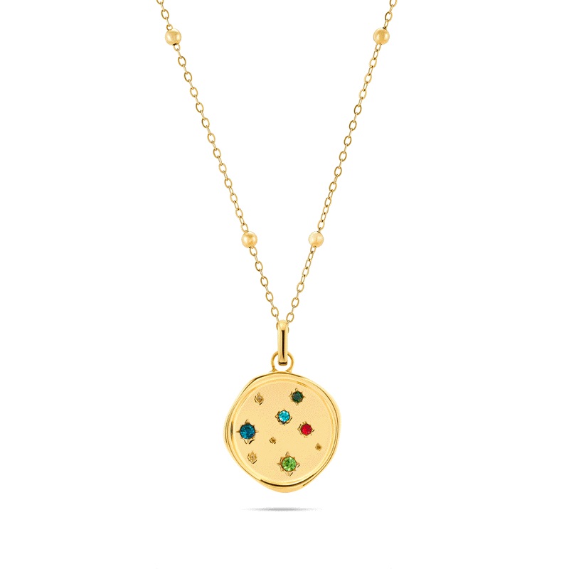 The Story of Us Coin Necklace (Gold)