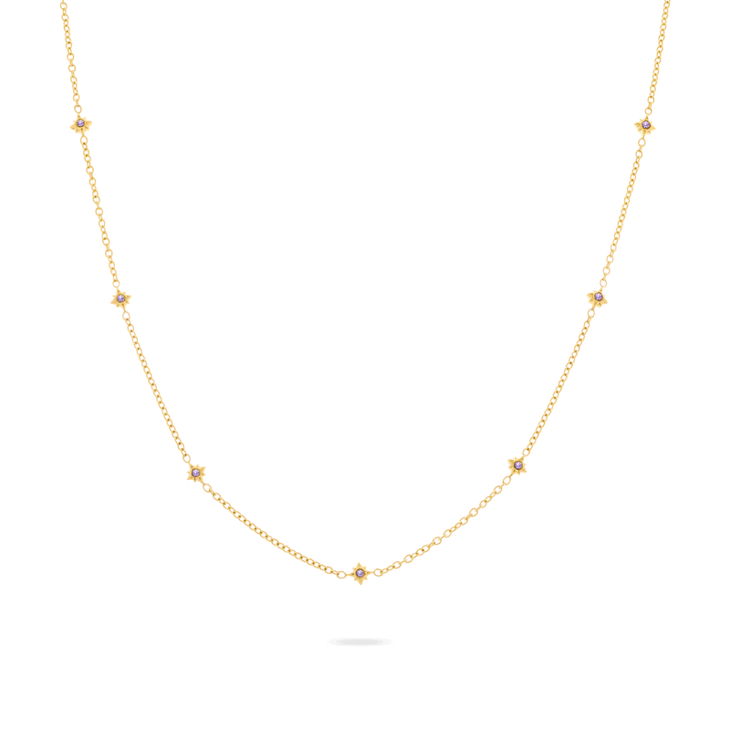 Written In The Stars Birthstone Necklace (Gold)